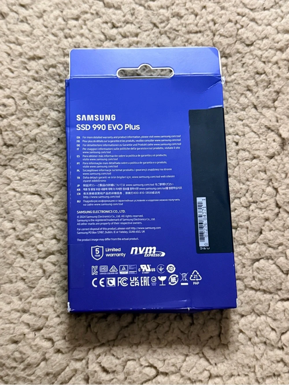🤍New Samsung 990 EVO Plus 1TB 7,150 MB🤍